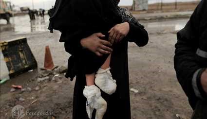 نجات اهالی موصل از دست داعش +عکس