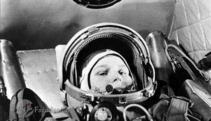 The first woman who set foot on space