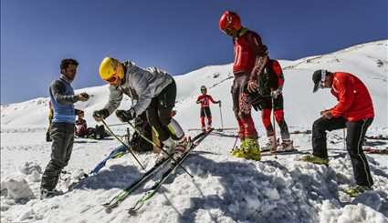 Ski competitions in Pooladkaf ski resort