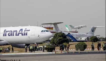بالصور.. هبوط اول طائرة ايرباص 330 في مطار مهرآباد بطهران