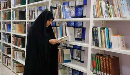 بهره‌برداری از کتابخانه و مرکز فرهنگی حضرت فاطمه زهرا(س) | تصاویر