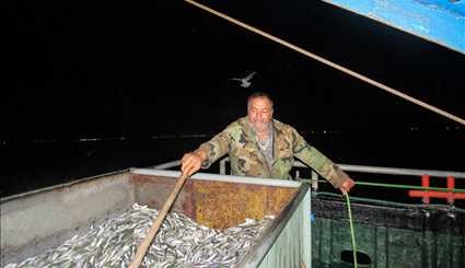 Kilka fishing in Caspian Sea
