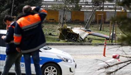 لحظة سقوط طائرة هليكوبتر في اسطنبول