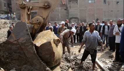 شاهد: اكتشاف تاريخي كبير في شوارع القاهرة