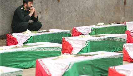 Bodies of 165 Iranian Martyrs Repatriated from Iraq