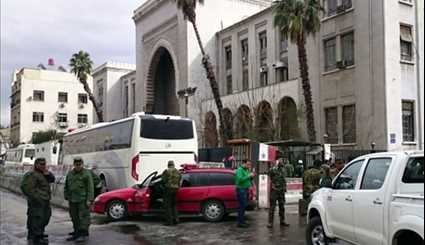 Twin Blast Rocks Central Damascus, Leaving at Least 32 Dead