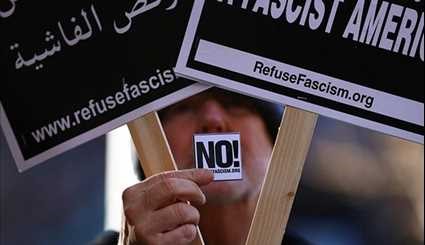 Protest in Chicago against President Trump's Travel Ban