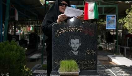 الخميس الاخير من العام في روضة الزهراء (س) في طهران