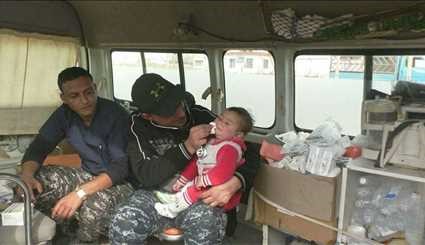 الجيش العراقي يجلي العائلات من الجانب الايمن للموصل وينقلهم إلى مناطق آمنة خشية استهداف 