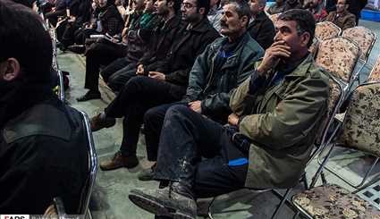 الرئيس الايراني يفتتح مشروع صناعة البتروكيماويات في محافظة كردستان
