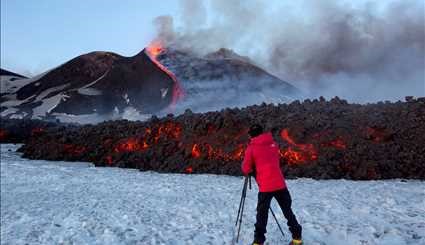 جبل اتنا: اكثر بركان نشط في اوروبا