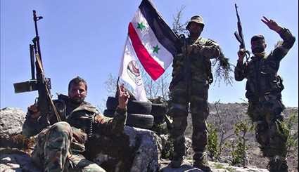 Syrian Defense Forces Conduct Military Drill in Lattakia Mountain
