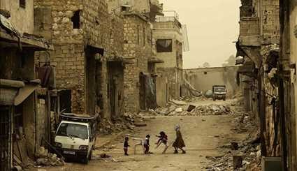 شاهد .. عاصفة رملية تضرب حلب