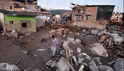 الفيضانات والانهيارات الأرضية في كولومبيا