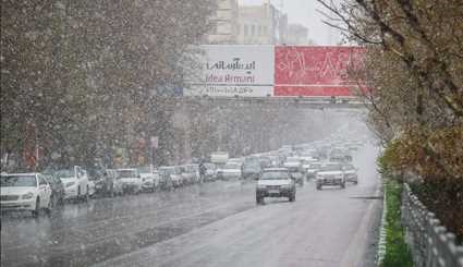 Spring snow in Karaj