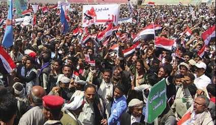 Thousands Gather in Massive Protest to US-Sponsored Saudi Terrorism in Yemen
