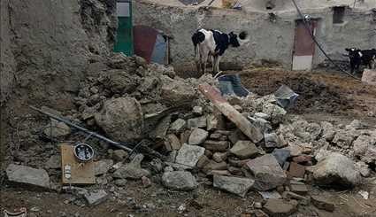 خسارت زلزله در روستاهای خراسان رضوی/ تصاویر