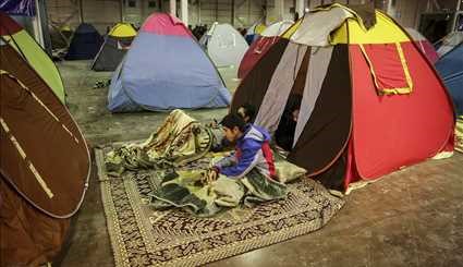 Mashhad people in temporary accommodation