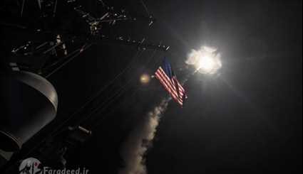الهجوم الصاروخي الامريكي على سوريا