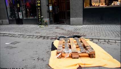 حادثه تروریستی در استکهلم سوئد/ تصاویر
