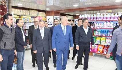 افتتاح سوق طريق الحرير في منطقة حلب الجديدة  في مدينة حلب