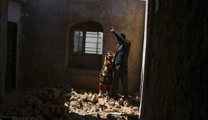روستای زلزله زده«آلمجوق»در تربت جام | تصاویر