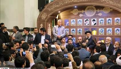 سخنرانی حجت‌الاسلام رئیسی در مسجد حوری | تصاویر