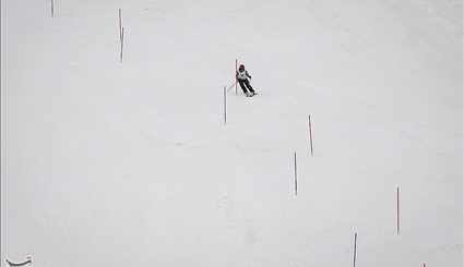 رقابت‌های اسکی آلپاین قهرمانی بانوان کشور | تصاویر