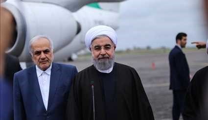 Rouhani arrives in Mazandaran