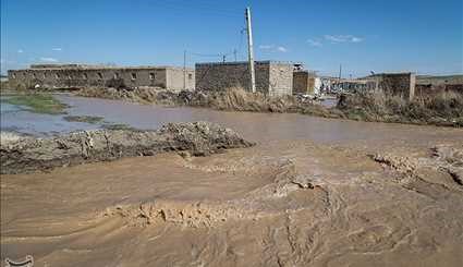 خسارات ناشی از سیل به روستاهای جبل و باراندوز- ارومیه | تصاویر