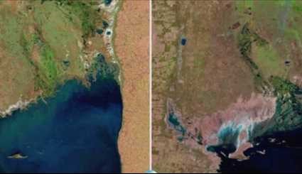 صور نشرتها وكالة ناسا تنذر بظاهرة تغير المناخ و تبعاتها البيئية