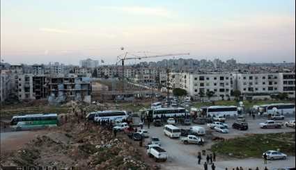 انفجار تروریستی در منطقه راشدین در غرب حلب | تصاویر