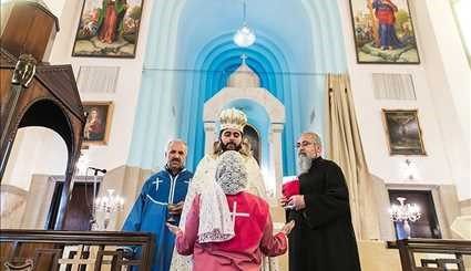 Easter celebrated in Church of the Abughamrents Saint Gregory