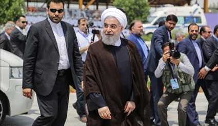 Pres. Rouhani visits Bushehr