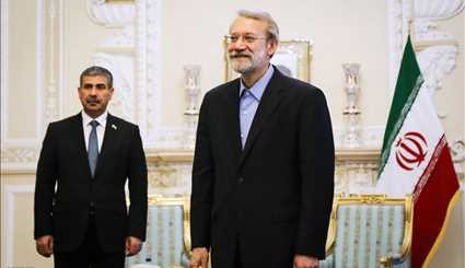Larijani meets with Azerbaijan's defense min