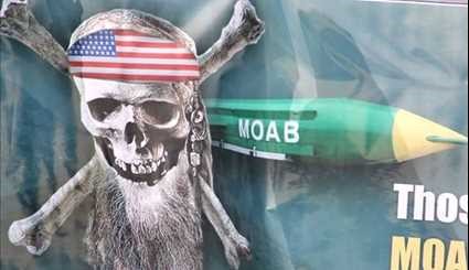Afghans Protest to Condemn US Use of MOAB