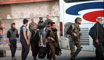 Syria Evacuated Gunmen, Family Members from al-Wa'er Exceed 2,000