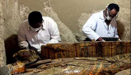 کشف گنجینه باستانی در مصر +عکس