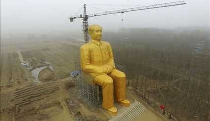 مجسمه های غول پیکر در چین‎ | تصاویر