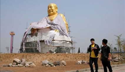 مجسمه های غول پیکر در چین‎ | تصاویر