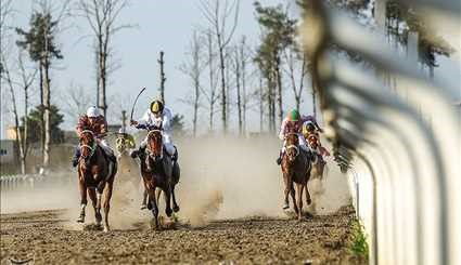 رقابت های اسب دوانی کورس بهاره در گنبد کاووس | تصاویر
