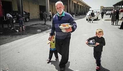 عکس‌هایی از اهالی فوعه و کفریا در اطراف حمص