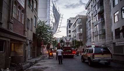 طوفان در تهران | تصاویر