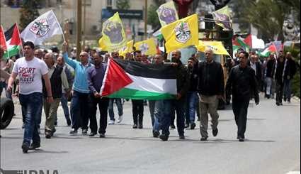 سرکوب تظاهرات فلسطینیان در رام الله | تصاویر