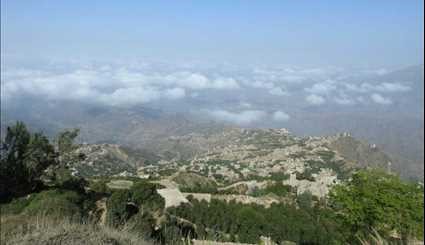 شاهد بالصور جمال الطبيعة في محافظة صعدة منطقة مران في اليمن