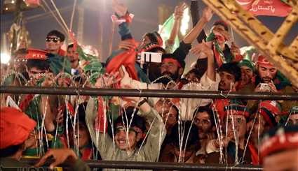 اسلام آباد/تجمع هزاران نفری مخالفان دولت پاکستان/ تصاویر