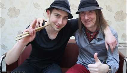 Polish rock duo Partyzant performs in Tehran