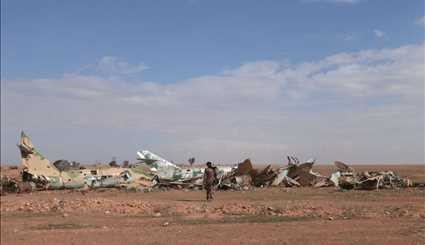 گرفتن فرودگاه نظامی رقه از داعش‎ | تصاویر