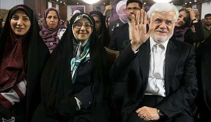 مؤتمر نسائي مؤيد للمرشح حسن روحاني