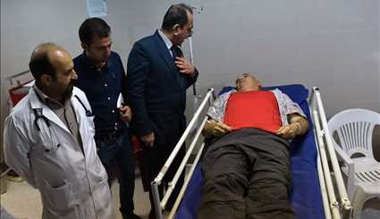 Injured German tourists in Marvdasht hospital